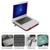 Inch Laptop Cooling Pad, 5v Dual Fan USB Notebook Cooler Stand