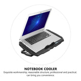 Laptop Cooling Pad Stand with Adjustable Fan Speed and RGB Lighting