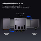 Snapmaker Artisan 3D Printer Dual Extrusion,FDM 3D Printer Industrial-Grade Linear Rails Auto Bed Leveling,15.75"x15.75"x15.75"