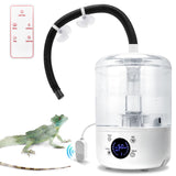 Reptile Humidifier Fogger - 4L Reptile Fogger with Humidity Control Sensor, Timer & 3 Adjustable Mist Levels, Touch & Remote Control, Reptile Mister for Reptiles Amphibians Snake Herps