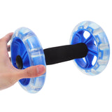 Kisangel Exercise Roller Ab Exercise Roller Abdominal Roller Dumbbell Fitness Wheel Wire Wheel for Hand Weights Equipment Kisangel