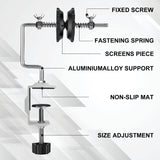 linguang Fishing Portable Table Mount Line Spooler for Fising Spinning and Baitcasting Reels Adding Line，Fishing Line Spool Holder with Calmp and Tensioner -Winder & Spooling Accessories-B