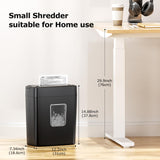 Paper Shredder, 8-Sheet Crosscut Shredder with 4.2 Gallon Bin Shred Credit Card/Mail/Staple/Clip, P-4 Security Level Document Shredder with Handle for Home Office (C261-C) bonsaii