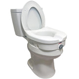 Raised Toilet Seat and Toilet Riser, 5 Inch Height Toilet Carex