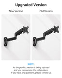 MOUNTUP Single Monitor Wall Mount for Max 32 Inch Computer Screen, Fully Adjustable Monitor Arm, Wall Mount Monitors Holder Support 4.4-19.8lbs Display, VESA Bracket Fit 75x75mm, 100x100mm