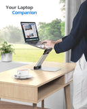 Nulaxy Laptop Stand, Ergonomic Sit to Stand Laptop Holder Convertor, Adjustable Height from 2.1" to 13.8", Supports up to 22lbs