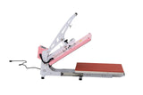 16x24 Semi‑Automatic Heat Press Machine w/Cross Infrared Positioning Pink