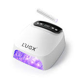 L'UGX 2 in 1 UV LED Nail Lamp, Rechargeable UV Light for Gel Nails, Cordless Nail Dryer with Handheld Gel Light for Nail Polish, Perfect for Home Salon Manicure