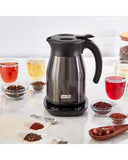 Dash Insulated Electric Kettle, 1.7L Stainless Steel Tea Kettle with Temperature Control, Keep Warm, Digital Display, Cool-Touch Exterior, Hot Water for Tea & Coffee, 1500W