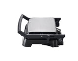 Vivicreate Panini Press Grill 1500W Sandwich Maker with Removable Nonstick Plates Adjustable Temperature 180 Degree Opening Indoor Electric Grill for Panini Sandwich Steak Burgers Breakfast (1 Knob)