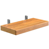 Minimalist 24″Floating Teak Shower Bench: Warm, Easy to Install (No Tile!), Holds 670 lbs for a Modern Bathroom.
