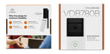 Alarm.com ADC-VDB780B Wireless Video Doorbell Camera, Battery Powered, 1080p HD, 2-Way Audio, Motion Detection, Night Vision, White/Black, Smart Chime Required