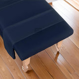 Cottingon 3 Piece Massage Table Sheet Set, 100% Brushed Premium Microfiber Ultra Light, Wrinkle free, Facial Bed Cover Fits 36" x 77" upto 7"Deep Massage Beds, Navy Blue