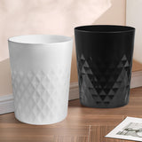 Bathroom Trash Can, 3 Pack 1.8 Gallons Small Trash Can with Trash Bags (Black) YGJT
