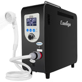 COOLIGO Portable Water Heater for Camping, 4500mah Battery for Propane Camp Shower, 40,900 BTU Tankless Outdoor Shower for Hiking, Travel, Pets & Car Washing
