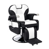 OmySalon Classic Barber Chair Reclining Hair Salon Stylist Chair All Purpose, Heavy Duty Hydraulic Pump, Adjustable Headrest, Tattoo Barbershop Beauty Spa Equipment