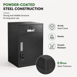 Metal File Cabinet Locking Filing Cabinet Under Desk Storage Organizer