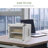Aluminum Alloy Phone Lock Box - Secure Storage for Classroom, Office, Restaurant & Meeting Spaces - Mobile Device Locker Cabinet with Centralized Slots