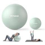 FITMIND Yoga Ball set-55cm&25cm(Green)