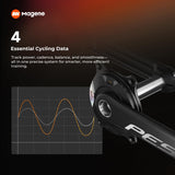 Magene PES P505/P515 Power Meter Crankset - ±1% Accuracy, 625g Lightweight, 380H Battery, 110BCD, ANT+/Bluetooth, IPX7 Waterproof for Cycling