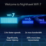 NETGEAR Nighthawk WiFi 7 Router (BE9300) – Router Only, 9.3Gbps Wireless Speed, 2.5 Gigabit Internet Port, Tri-Band for Gaming, Covers 2,500 sq. ft., 100 Devices, VPN – Free Expert Help