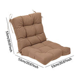 Chair Seat Cushion Thick Rocking Ergonomic High Back Polyester Padding with Secure Ties Suitable for School Living Room