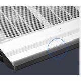 Laptop Cooling Pad, LED Fan, Four-Way, LCD Display Controller, Power Supply, Up to 17, Non-Slip Mat, Black Grid