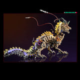 OBIOCKIDAY 3D Metal Puzzle for Adults, 3D Metal Tiger Model Kit, 3D Metal Steampunk Mechanical Tiger 3D Puzzle Kit 3D Jigsaw Puzzle, 2030+PCS DIY Assembly 3D Metal Animal Model Gift