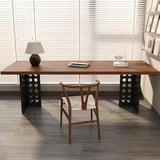 SABALON Office Desk Modern Large Solid Wood Boss Desk Office President Computer Desk