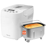 Davivy Bread Maker Machine with 2 Dough Kneading Paddles,15-in-1 Automatic Large Capacity Bread Machine Nonstick Bowl For Bread, Jam& Yogurt, 3 Loaf Sizes and 3 Crust Settings