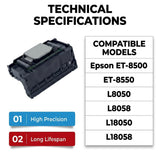 FA09231 Print Head Replacement with - ET-8500 ET-8550 L8050 L8058 L18050 L18058 Printer