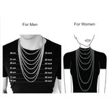 Porment Cuban Chain for Men & Women Stainless Steel Fashion Hypoallergenic Hip Hop Necklace 16 18 20 22 24 Inch Dainty Diamond Cut Mens Chain Durable Waterproof Smooth Gift Unisex Jewelry