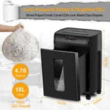 ZSRUIKJN Super Silent Granular Paper Shredder Office and Home Advanced Confidentiality