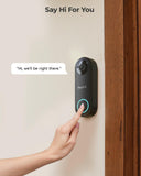 REOLINK Argus MagiCam + Video Doorbell PoE, Security Cameras Wireless Outdoor, AI Person Detection, Magnetic Mount, 9-Month Battery Life, 1080p Night Vision Indoor Camera, Dual-Band 2.4/5GHz WiFi