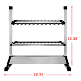 Fishing Rod Rack - Aluminum Alloy Rod Holder | Holds Up to 24 Rods EASY BIG