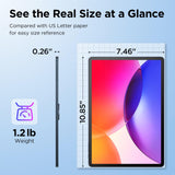 TCL TAB A1 Plus Android Tablet, 12.2” 2.4K 120Hz Display, 16GB RAM (6GB+10GB), 128GB Storage