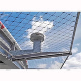 Stainless Steel Woven Mesh Rolls, Wire Rope Mesh Garden Fences, Stair Safety Nets, Decorative Fishing Nets, Wall Decoration Nets, High-Altitude Fall Protection Nets, Balcony Safety Nets(4x7m)