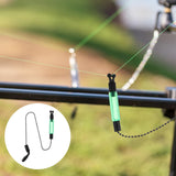 Toddmomy 3pcs Fishing Alarm Fishing Accessories Carp Bite Indicator Hanger Rack