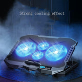 Multi Level Adjustable Silent LCD Screen Notebook Cooling Device