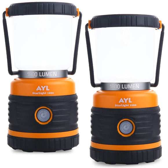 LED Camping Lantern, Battery Powered LED 1800LM, 4 Camping Lights Modes, Perfect Lantern Flashlight AYL