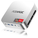 ACEMAGIC K1 Mini PC, AMD Ryzen 4300U 28W Processor, 16GB DDR4 RAM 1TB SSD (Beat 3300U/N150/N97) Mini Computers 11 Pro, HDMI+DP1.4 Dual 4K UHD, Gigabit Ethernet Mini Desktop PC