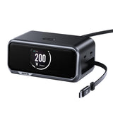 MOKiN 200W Charging Station with Retractable Cord, 6-Port Desktop Charger