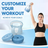 Yes4All Adjustable 12LB Kettlebell Set - Ideal for Home Gym Weight Training Yes4All