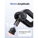 Pro Massage Gun Deep Tissue Percussion with 16mm Amplitude, Professional Muscle Massager Gun (Black) BOB AND BRAD