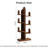 Tree Bookshelf,Vertical Storage Bookcase,Book Organizer Shelves