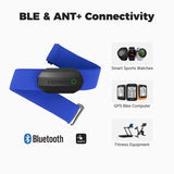 COOSPO Bluetooth Heart Rate Monitor Chest Strap H808S, ANT+ BLE HR Monitor Chest, HRM IP67 Waterproof, Use for Running Cycling Gym and Other Sports