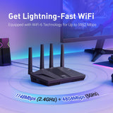 WiFi 6 Router with Wide Coverage, High-Speed Gaming Router, 2 x 2.5G Multi-Gig Ports+4 GL.iNet