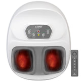 CuPiLo Foot Massager with Heat, FSA Eligible HSA Upgraded Full Feet Shiatsu Massage for Neuropathy, Remote Control Multi-Level Settings for Plantar Fasciitis, Birthday Day Gifts for Women Men(White)