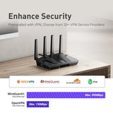 WiFi 6 Router with Wide Coverage, High-Speed Gaming Router, 2 x 2.5G Multi-Gig Ports+4 GL.iNet