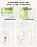 Portable Air Conditioners, 16000 BTU AC Cools up to 800 Sq Ft, Quiet 40 dB Free Stand Portable AC with Drainage-Free Cooling/Fan/Dehumidifier, Sleep Mode, APP&Remote Control, Installation Kit